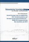 Buchcover Auswirkungen des europäischen CO2-Handelssystems auf Stromerzeugungsinvestitionen – Mögliche Ausgestaltung des Systems a