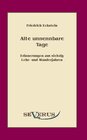 Buchcover Alte, unnennbare Tage