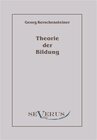 Buchcover Theorie der Bildung