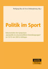 Buchcover Politik im Sport