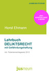 Buchcover Lehrbuch Deliktsrecht mit Gefährdungshaftung