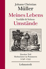Buchcover Meines Lebens Vorfälle und Neben- Umstände