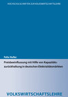 Buchcover Preisbeeinflussung mit Hilfe von Kapazitätszurückhaltung in deutschen Elektrizitätsmärkten