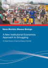 Buchcover A New Institutional Economics Approach to Smuggling