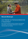 Buchcover Zum Wandel von Partnerschaftsformen in Deutschland