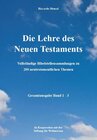 Buchcover Die Lehre des Neuen Testaments