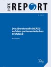 Buchcover Die Abwehrwaffe MEADS auf dem parlamentarischen Prüfstand