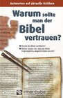 Buchcover Warum sollte man der Bibel vertrauen?