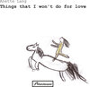 Buchcover Things that I won't do for love