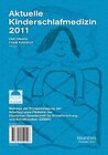 Buchcover Aktuelle Kinderschlafmedizin 2011