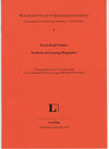 Buchcover Probleme der Lessing-Biographie