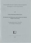 Buchcover Die Sprache des Orchesters und die Macht der Musik: Wagner und Lessing.