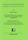Buchcover Drei Vorträge zur Wissenschaft des Judentums (Leopold Zuns - Abraham Geiger - Moritz Steinschneider)
