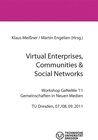 Buchcover Virtual Enterprises, Communities & Social Networks