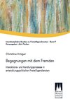 Buchcover Begegnungen mit dem Fremden