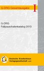 Buchcover G-DRG Fallpauschalenkatalog 2013