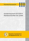 Buchcover Krankenhausrecht 2013/2014