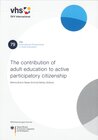 Buchcover The contribution of adult education to active participatory citizenship