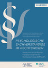 Buchcover Psychologische Sachverständige im Rechtswesen