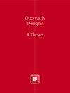 Buchcover Quo vadis Design? (GB)