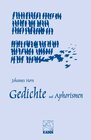 Buchcover Gedichte und Aphorismen