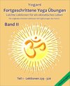 Buchcover Fortgeschrittene Yoga Übungen - Band II - Teil 1