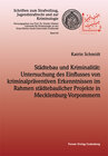Buchcover Städtebau und Kriminalität: Untersuchung des Einflusses von kriminalpräventiven Erkenntnissen im Rahmen städtebaulicher 