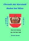 Buchcover Chronik der Kurstadt Baden bei Wien nach der Zeitung (eBook)