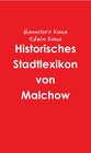 Buchcover Historisches Stadtlexikon von Malchow