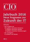 Buchcover CIO Jahrbuch 2016. Neue Prognosen zur Zukunft der IT