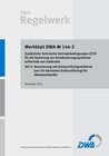 Buchcover Merkblatt DWA-M 144-3 Zusätzliche Technische Vertragsbedingungen (ZTV) für die Sanierung von Entwässerungssystemen außer