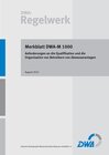Buchcover Merkblatt DWA-M 1000 Anforderungen an die Qualifikation und die Organisation von Betreibern von Abwasseranlagen