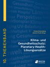 Buchcover Klima- und Gesundheitsschutz: Planetary-Health-Lösungsansätze