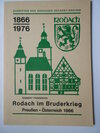 Buchcover Rodach im Bruderkrieg Preußen - Österreich 1866