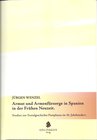 Buchcover Armut und Armenfürsorge in Spanien in der Frühen Neuzeit.