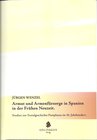 Buchcover Armut und Armenfürsorge in Spanien in der Frühen Neuzeit.