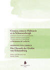 Buchcover Cronica comecie Holtsacie et in Schouwenberg a Hermanno de Lerbecke.