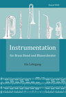 Buchcover Instrumentation für Brass Band und Blasorchester