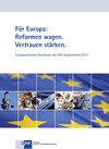 Buchcover Für Europa: Reformen wagen. Vertrauen stärken.