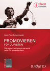 Buchcover Promovieren für Juristen