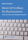 Buchcover Word 2016 (Mac) für Buchautoren