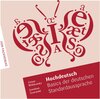Buchcover Hochdeutsch - Basics der deutschen Standardaussprache