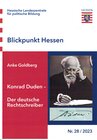 Buchcover Konrad Duden - Der deutsche Rechtschreiber