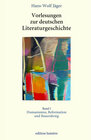 Buchcover Vorlesungen zur deutschen Literaturgeschichte. Band 1 Humanismus, Reformation und Bauernkrieg