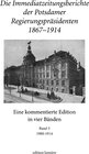 Buchcover Die Immediatzeitungsberichte der Potsdamer Regierungspräsidenten 1867–1914.