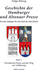 Buchcover Geschichte der Hamburger und Altonaer Presse. Von den Anfängen bis zum Ende des Alten Reichs. Band 1: Periodische Presse