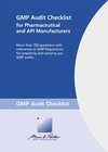 Buchcover GMP Audit Checklist for Pharmaceutical and API Manufacturers