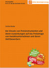 Buchcover Der Einsatz von Preisinstrumenten und deren Auswirkungen auf das Preisimage von Handelsunternehmen und deren Wettbewerbe