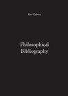 Buchcover Philosophical Bibliography