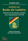 Buchcover Geschichte des Bundes der Landwirte - Politische Partei des deutschen Landvolkes in der Tschechoslowakei 1918–1938